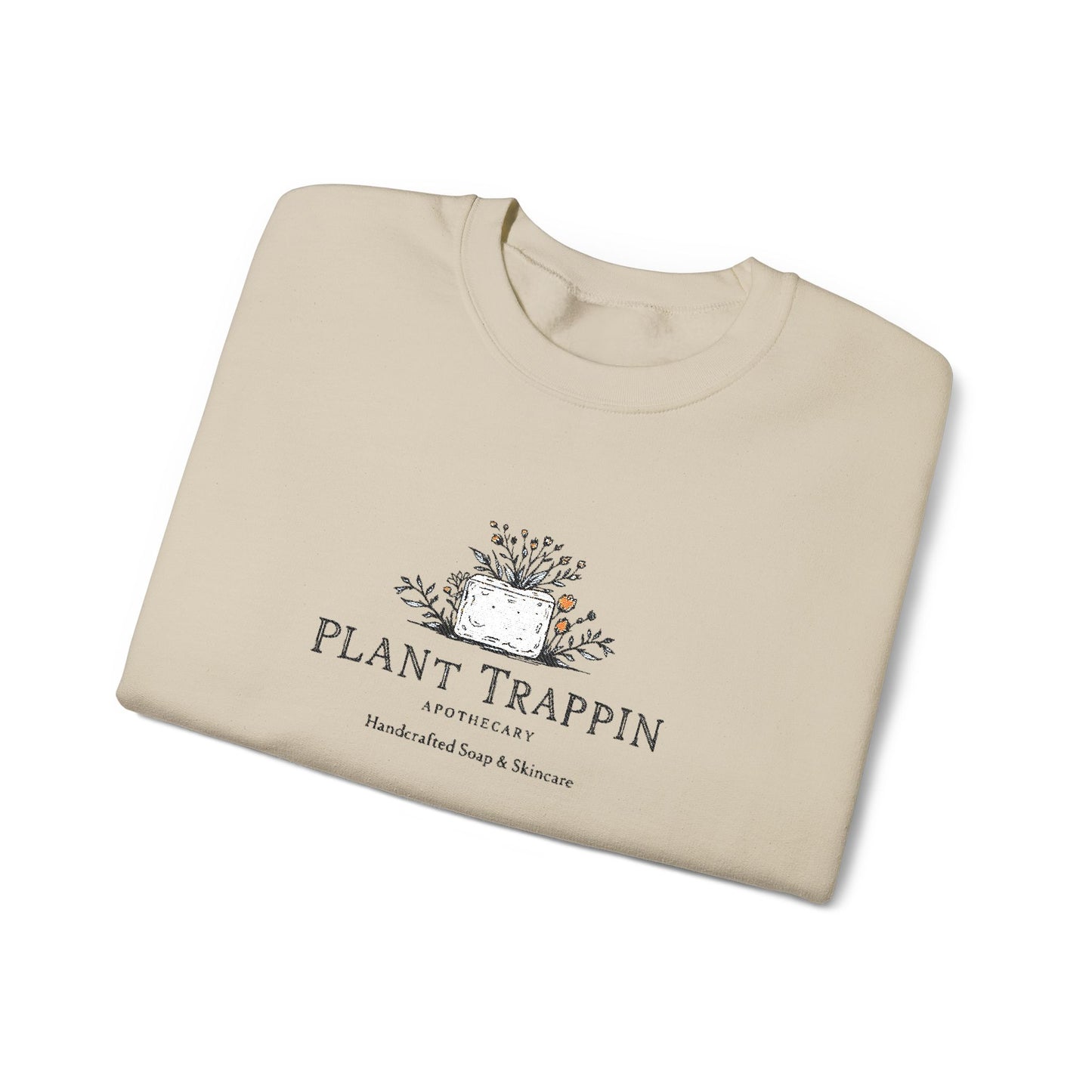 Cozy Plant Trappin Apothecary Embroidered Crewneck Sweatshirt