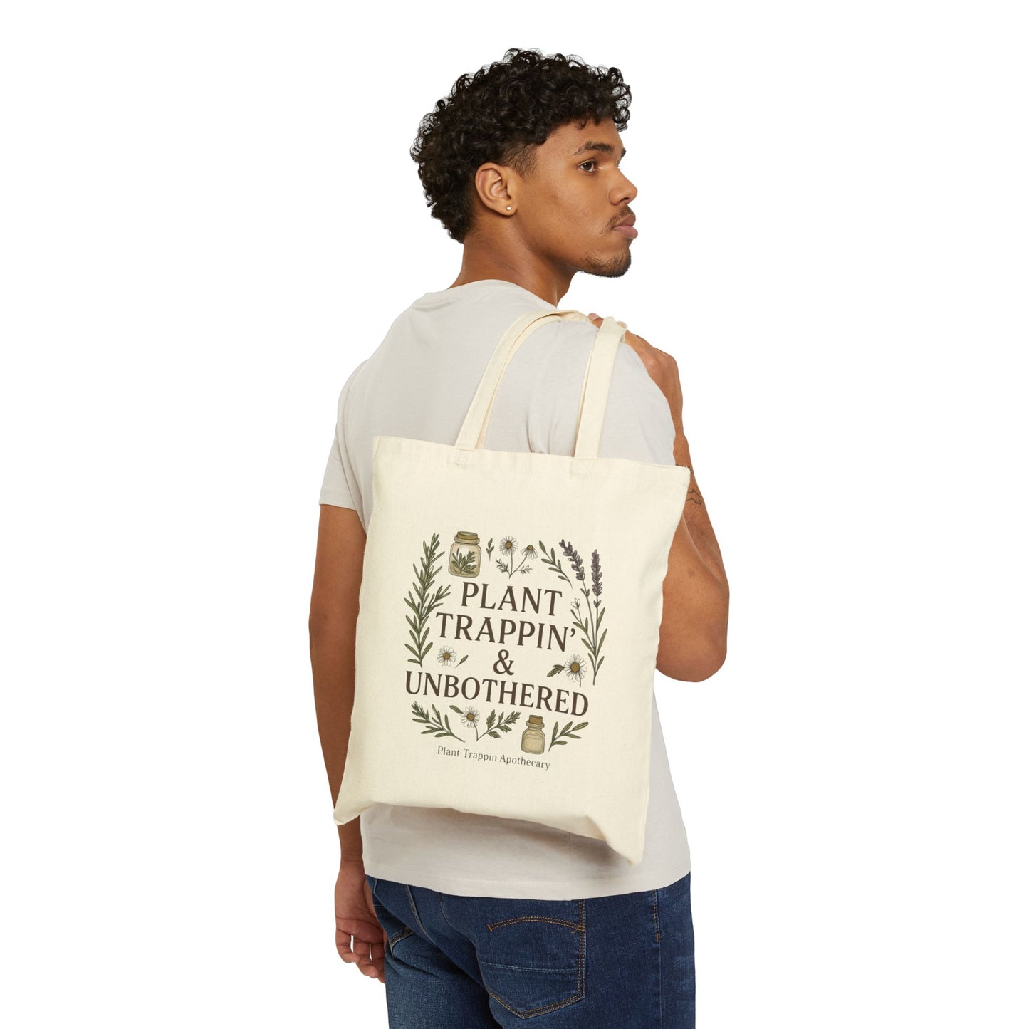 Plant Trappin & Unbothered Tote Bag