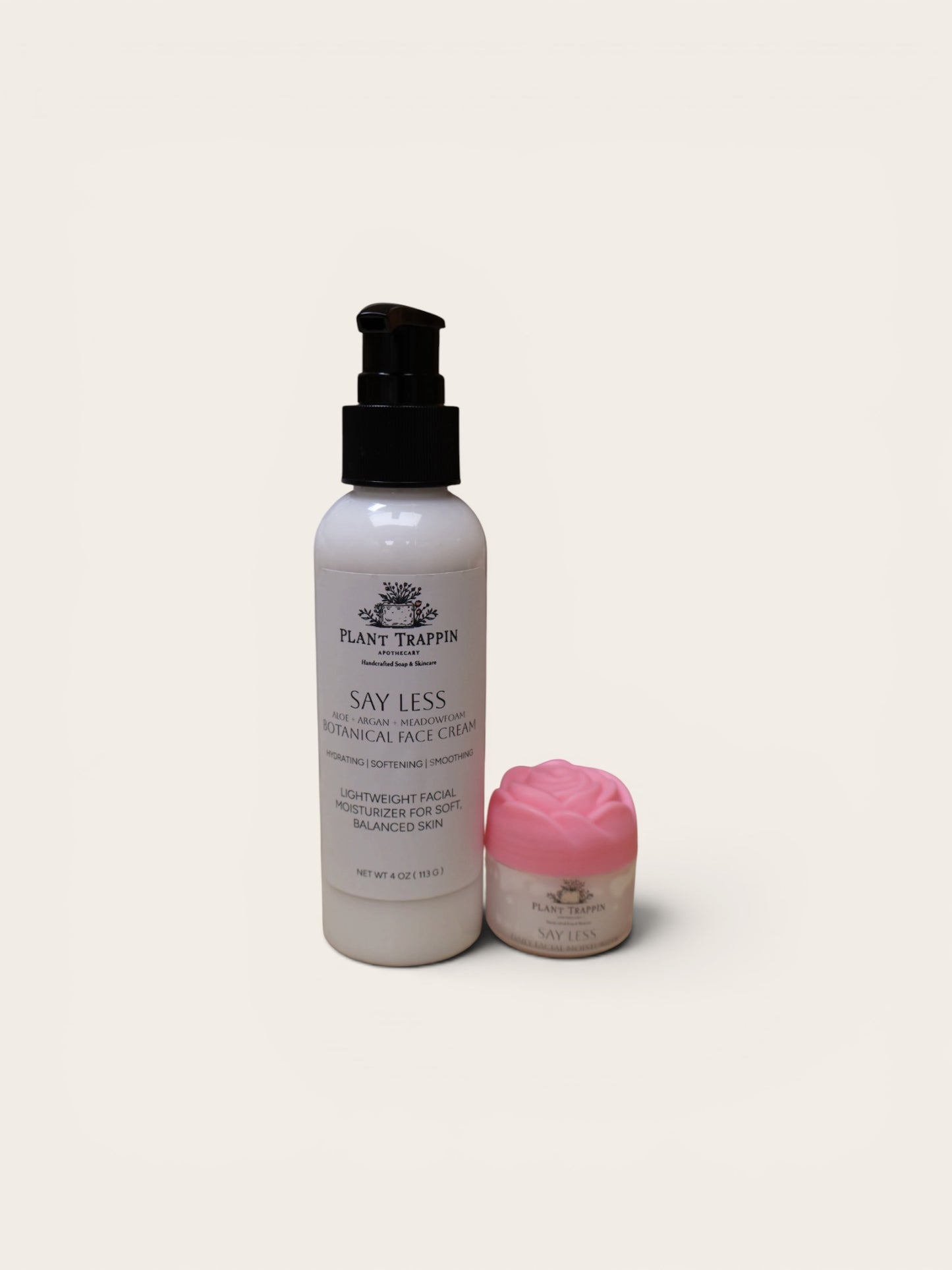 SAY LESS - Lightweight Botanical Face Cream Size: 4 oz