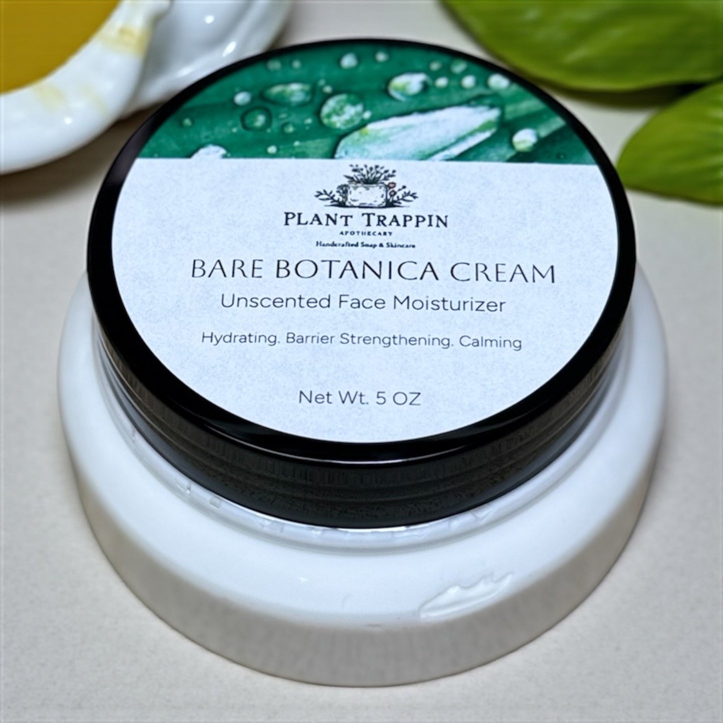 Bare Botanica Cream – 🌿 Calm + Hydrate | Green Tea Barrier Repair