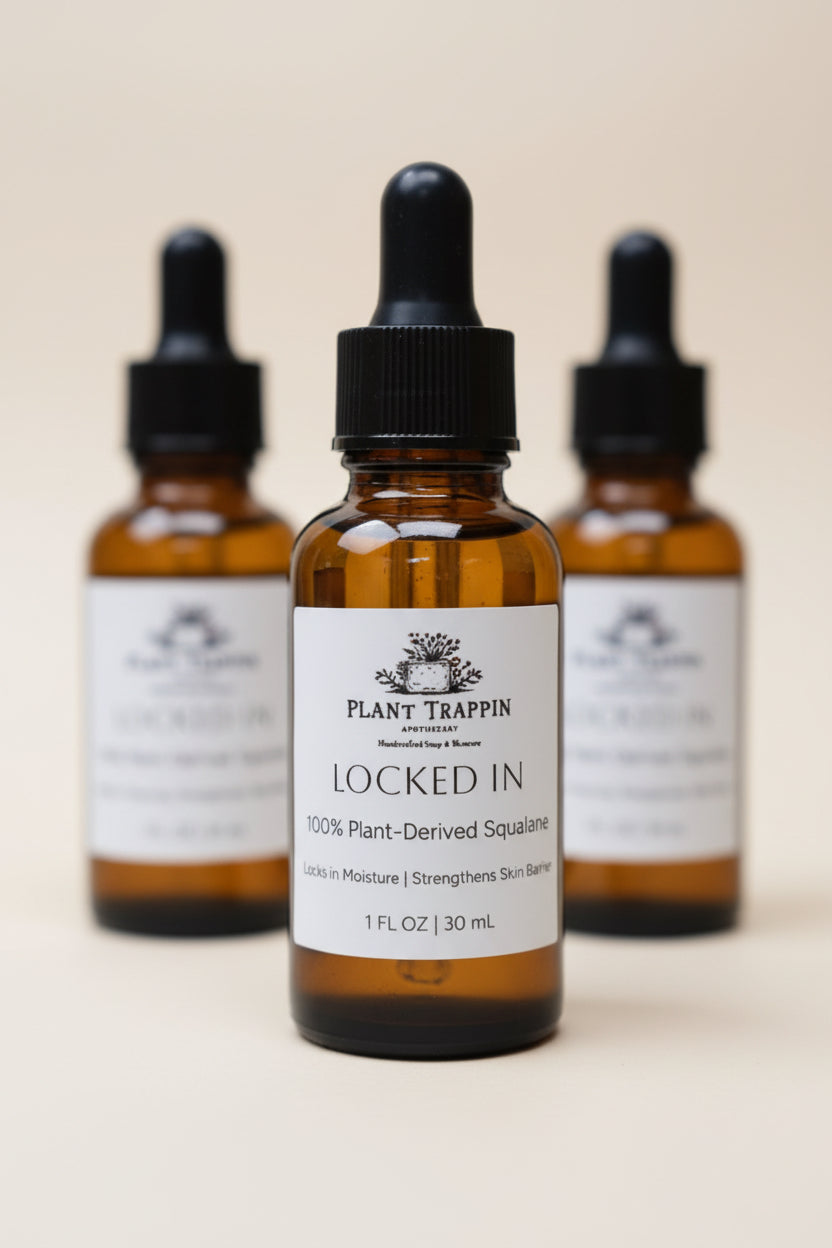 LOCKED IN - 100% Plant-Derived Squalane Facial Oil Size: 1 oz