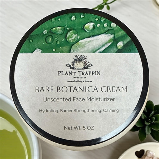 Bare Botanica Cream – 🌿 Calm + Hydrate | Green Tea Barrier Repair